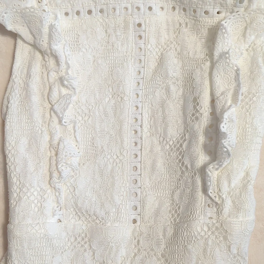 SHEIN lace white dress size small - Picture 4 of 6